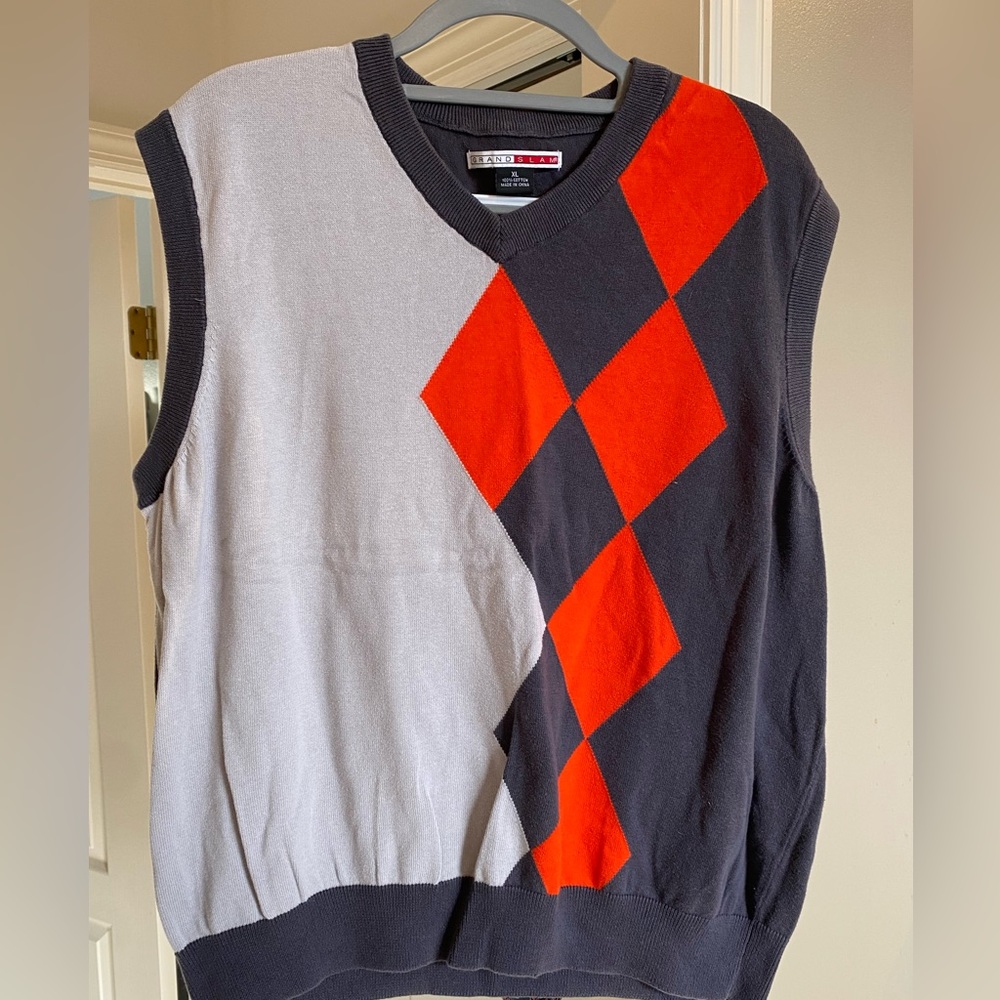 Grand Slam XL Golf Sweater Vest